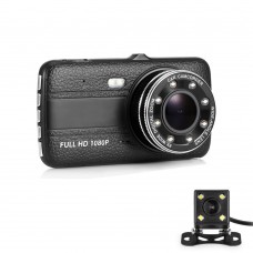 AngelEye KS-521 Dual Lens 4inç 1080P HD Araç Kamera